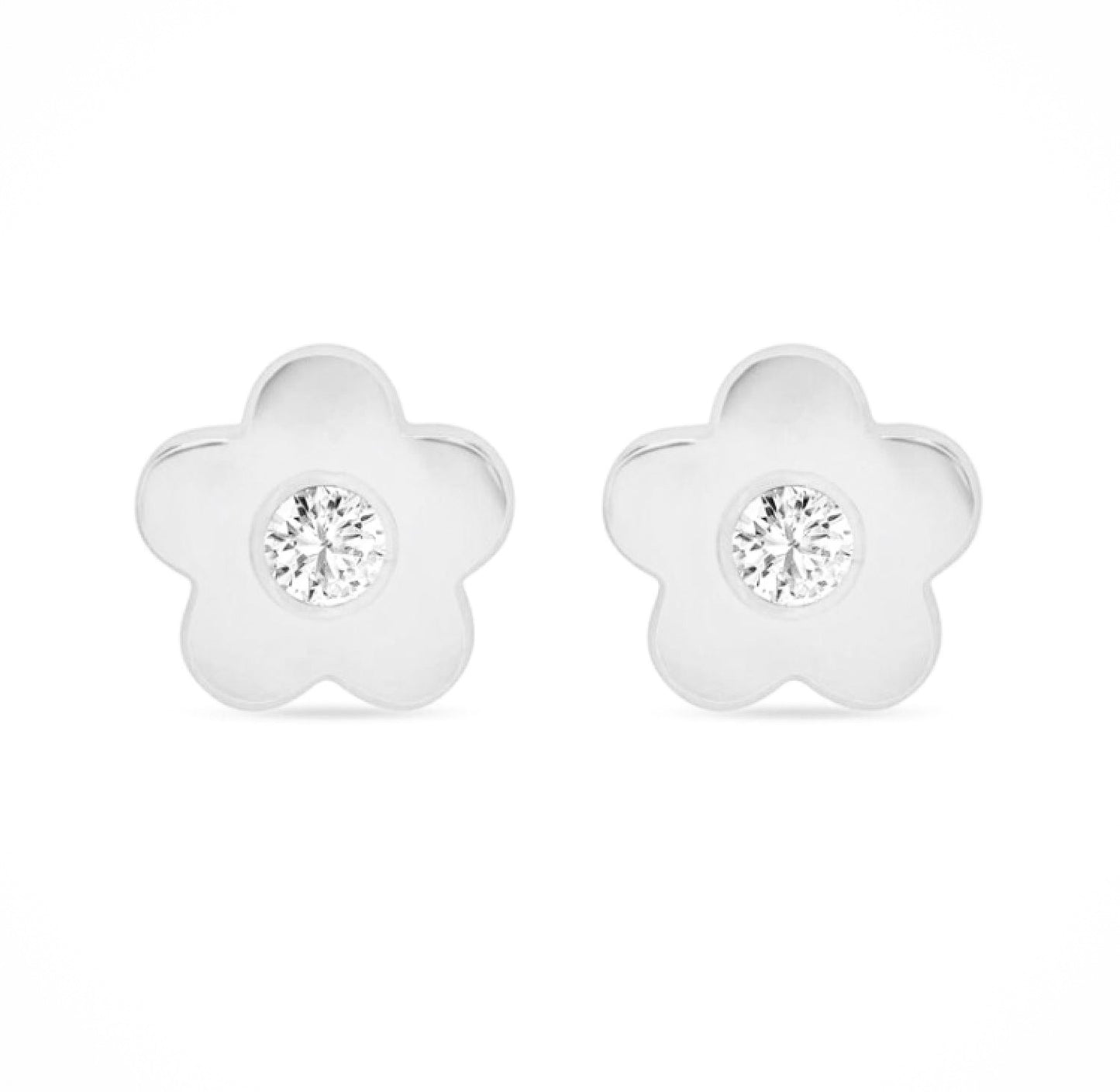 Diamond Daisy Studs