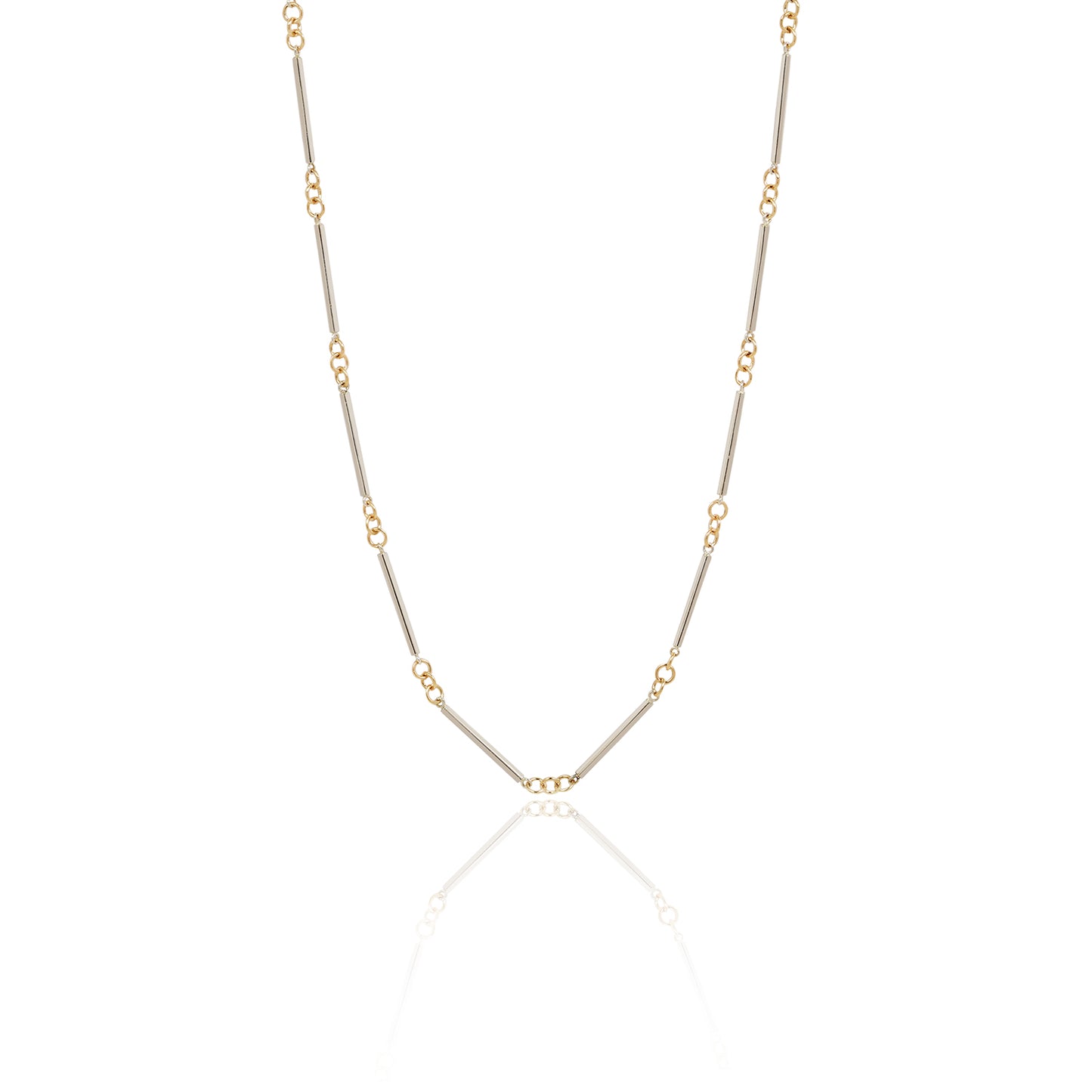 Triya Gold & Silver Hand-Fabricated Chain