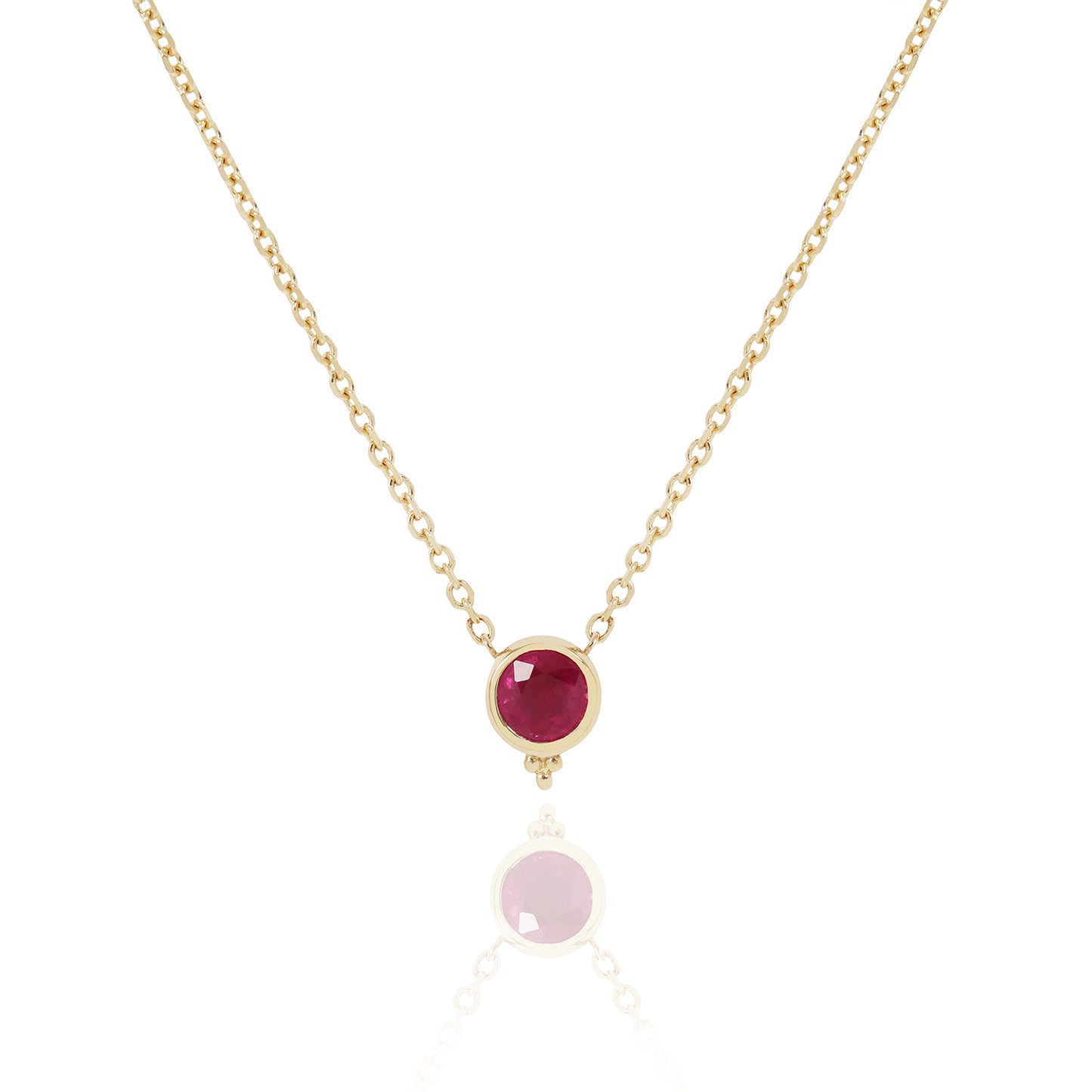 Triya Gemstone Pendant Necklace