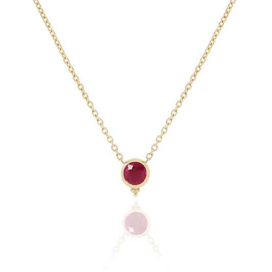Triya Gemstone Pendant Necklace