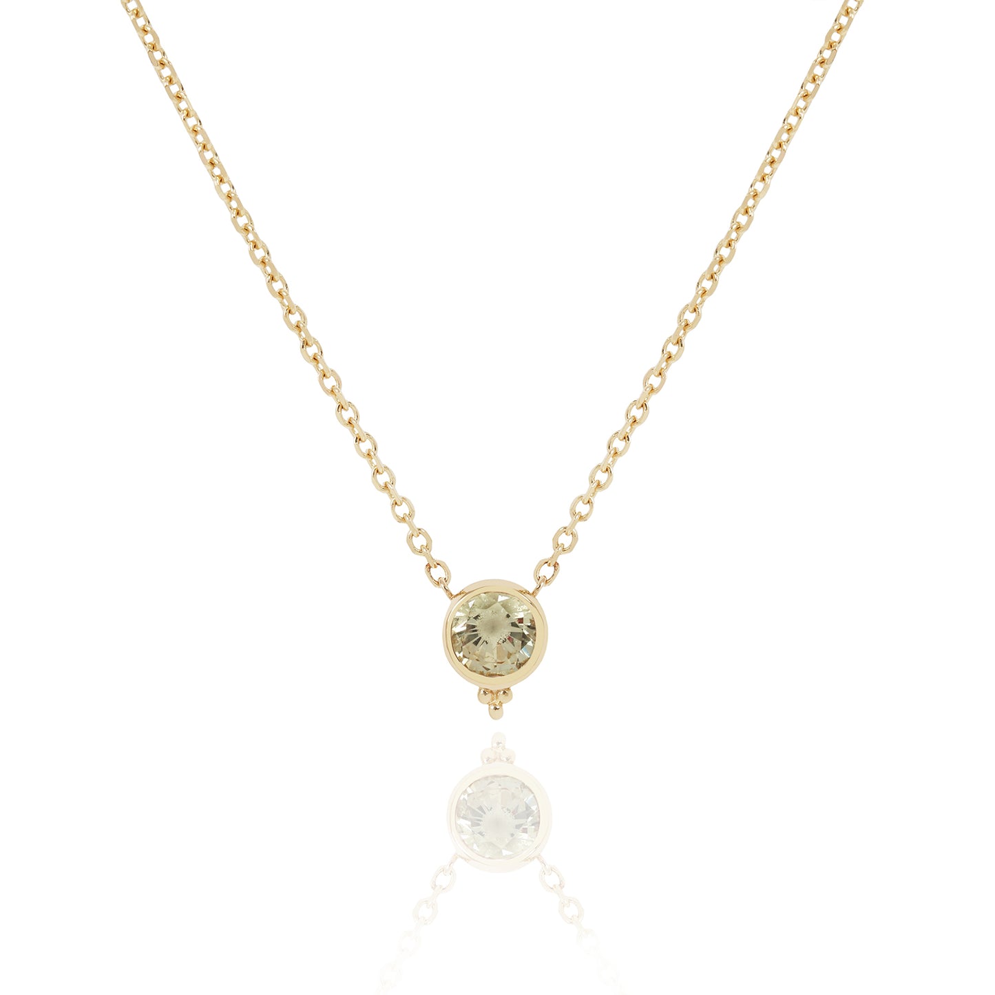 Triya Gemstone Pendant Necklace