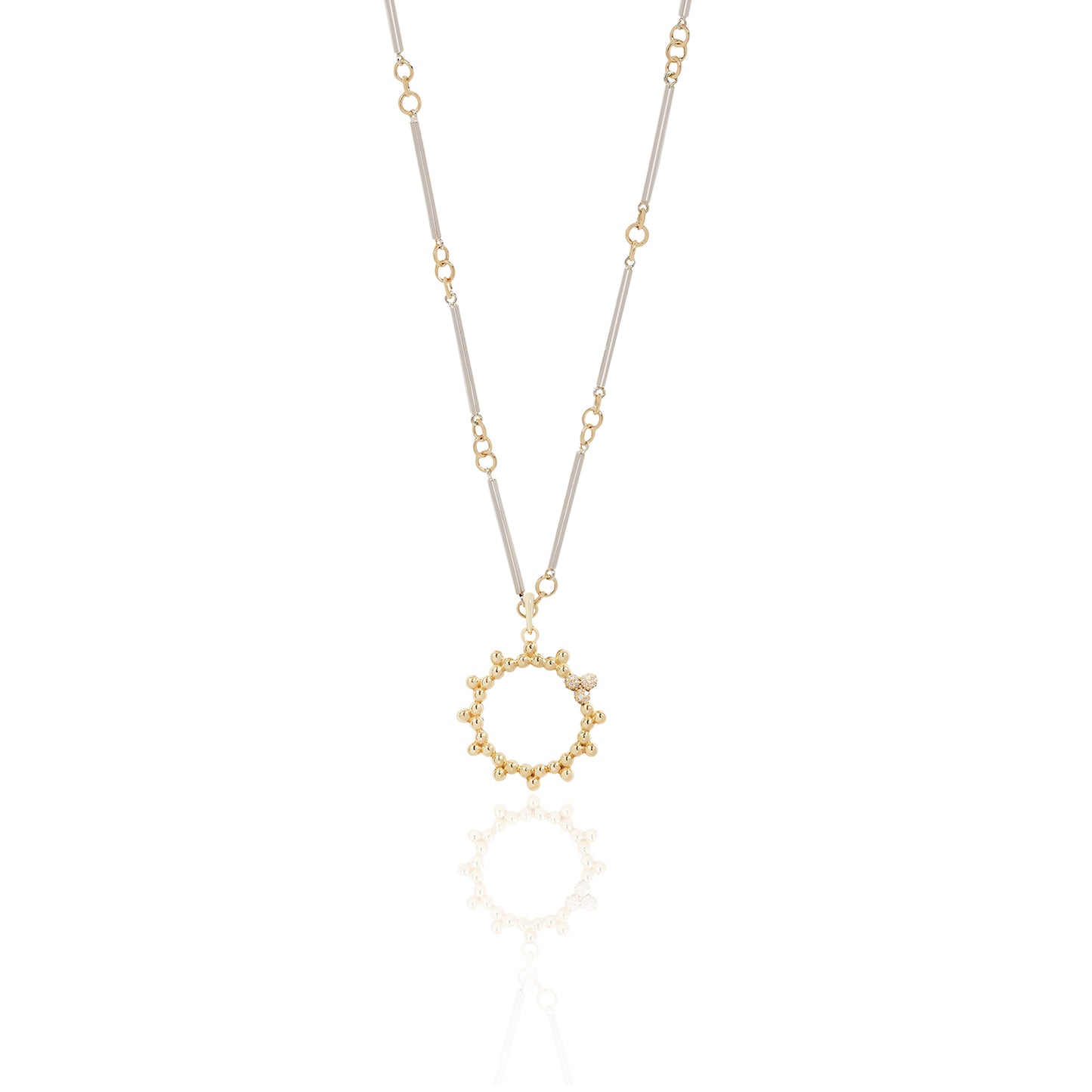 Triya Gold & Silver Hand-Fabricated Chain