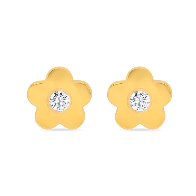 Diamond Daisy Studs